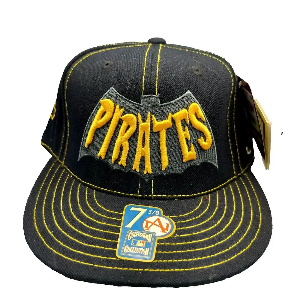 American Needle Cooperstown Collection Pittsburgh Pirates Fitted Hat Cap Size 7